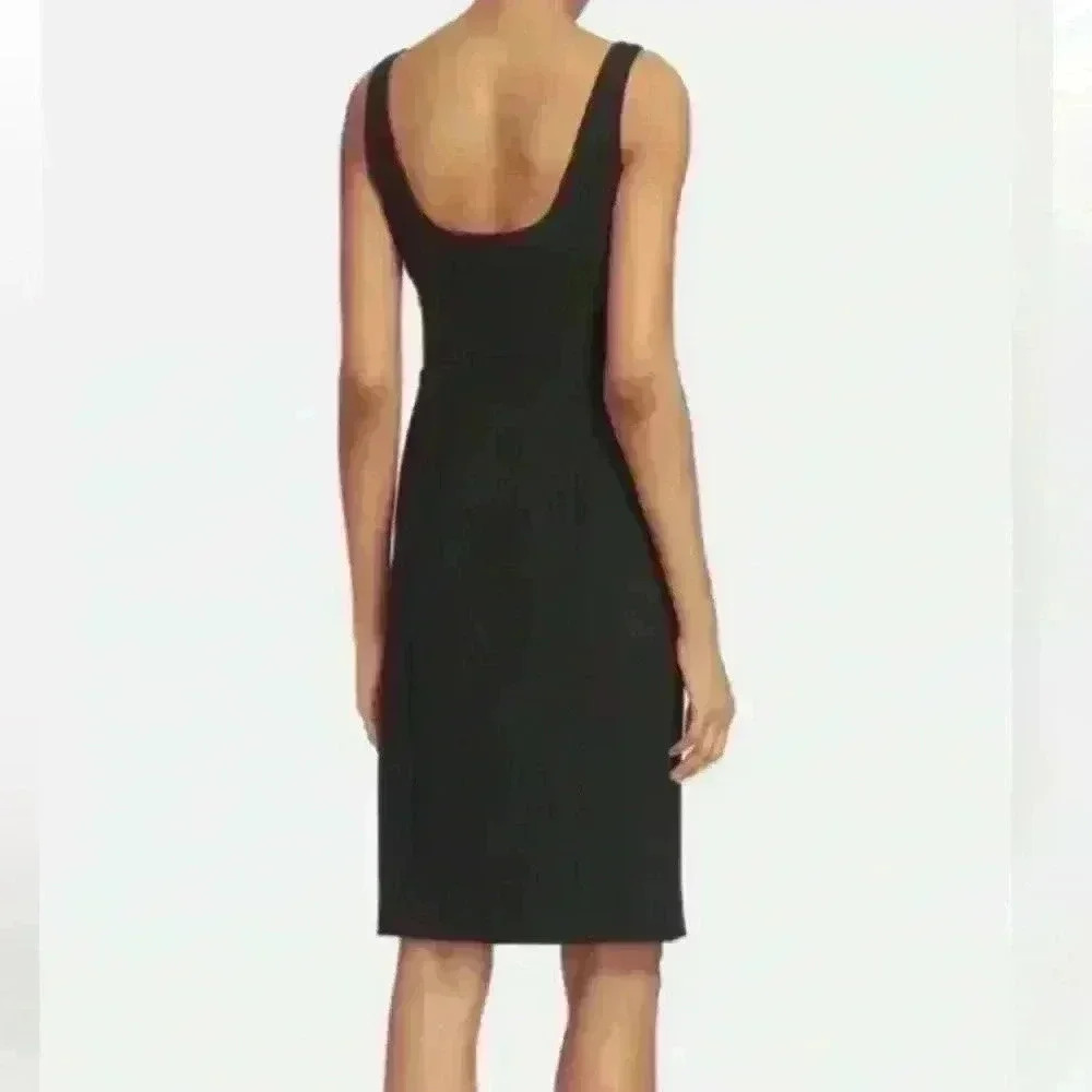EUC Diane Von Furstenburge - DVF Bodycon Black Bridget Dress Size 2 - Picture 5 of 15